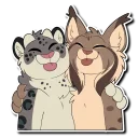 Video sticker ❤️ Lynx
