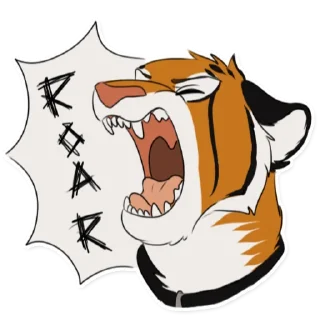 Telegram sticker 🐯 Tisha Tiger
