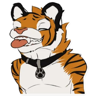 Telegram sticker 😛 Tisha Tiger
