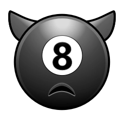 Telegram stiker 👿 8 Ball - @DMJ_Stickers