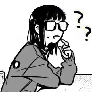 Telegram sticker ❓️ tgswiiwagaa