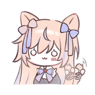 Telegram sticker 😐 橘色小猫 @zhaxia_cn