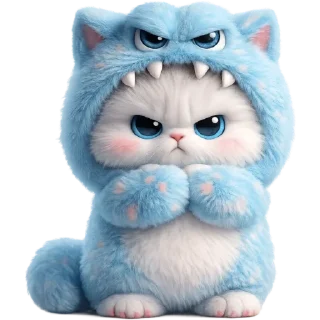 Telegram sticker 😠 Пушистый Монстр @Nyasticks