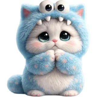 Telegram sticker 🥺 Пушистый Монстр @Nyasticks