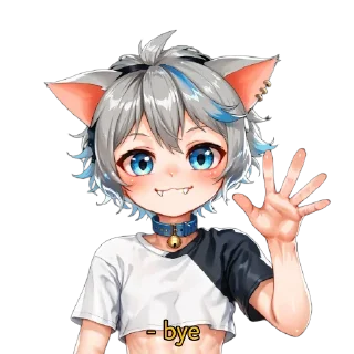 Telegram sticker 👋 Akira the Snep(Shota)