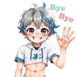 Telegram sticker ✋ Akira the Snep(Shota)