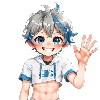 Telegram sticker ✋ Akira the Snep(Shota)