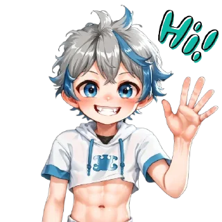Telegram sticker ✋ Akira the Snep(Shota)