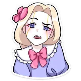 Телеграм стикер 🤨 Кукла Алиса • @TgSticker