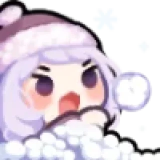 Video sticker ❄️ ˗ˋʚ 𝑓𝑙𝑢𝑓𝑓𝑦 ♡︎ @I1RRN ɞˊ˗