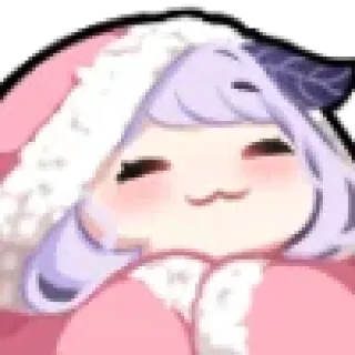 Telegram sticker ☺️ ˗ˋʚ 𝑓𝑙𝑢𝑓𝑓𝑦 ♡︎ @I1RRN ɞˊ˗