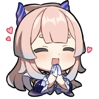 Video sticker 💕 Genshin emoji by @rennanan