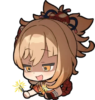 Telegram stiker 🎇 Genshin emoji by @rennanan