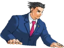 Telegram sticker 😠 Phoenix Wright