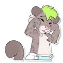 Telegram sticker 😢 Timidi