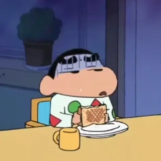 Telegram sticker 😨 crayon shinchan