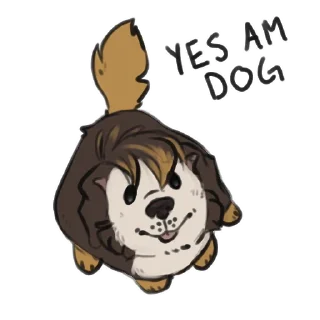 Telegram sticker 🐶 Hato