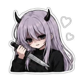 Telegram sticker 🫥 микирошечка