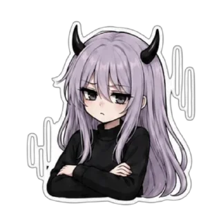 Telegram sticker 🫥 микирошечка