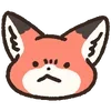 Sticker 🦊 ₍ Fᥣᥙffy Rᥱɗ F᧐᥊ Eⲙ᧐ji ₎ ˚₊· ♡ @mewsticks