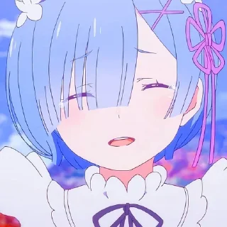 Telegram sticker 😄 Re Zero @animestickersii