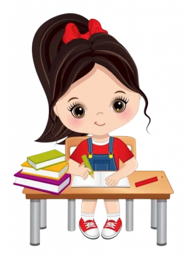 Telegram stiker 📚 @AmoAlfabetizar / Paulinha