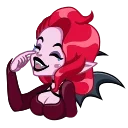 Sticker 😂 Lady Vampire