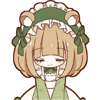 Telegram sticker 😌 Таноки-тян @Nyasticks