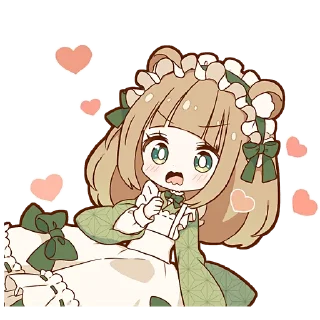 Telegram sticker 🥰 Таноки-тян @Nyasticks