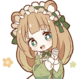 Sticker ☺️ Таноки-тян @Nyasticks