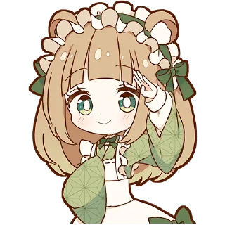 Video sticker 🫡 Таноки-тян @Nyasticks