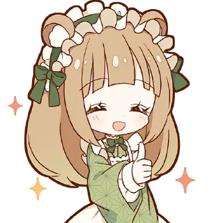 Video sticker 👍 Таноки-тян @Nyasticks