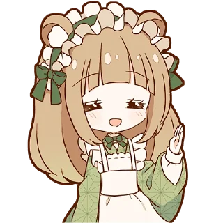 Telegram sticker 😄 Таноки-тян @Nyasticks