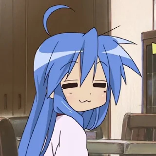 Sticker 🙂 Konata Izumi :: @fStikBot