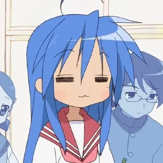 Telegram sticker ☺️ Konata Izumi :: @fStikBot