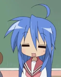 Telegram sticker 😊 Konata Izumi :: @fStikBot