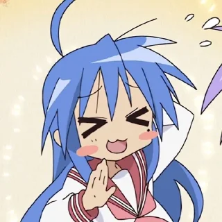Telegram sticker ❌ Konata Izumi :: @fStikBot