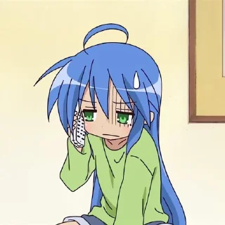 Telegram sticker 🙁 Konata Izumi :: @fStikBot