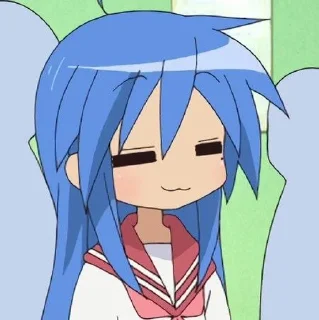 Telegram sticker ☺️ Konata Izumi :: @fStikBot