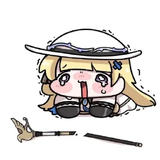 Telegram sticker 😭 Habii