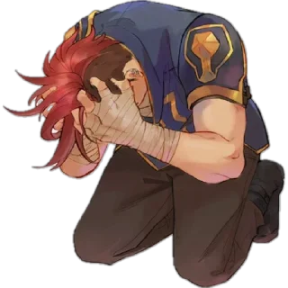 Telegram sticker 😭 حالا وای وای ، وای وای وای وای