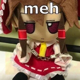 Telegram sticker 🀄 Reimu by @mikuStcikers
