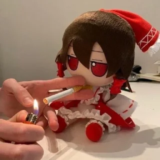 Telegram sticker 🀄 Reimu by @mikuStcikers