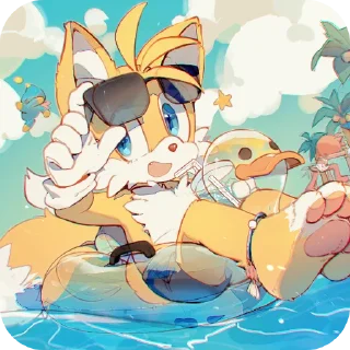 Telegram stiker 🤩 Tailss 3🦊 @S_a_d_M_a_y_Artisan9