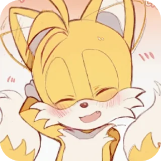 Telegram stiker 😳 Tailss 3🦊 @S_a_d_M_a_y_Artisan9