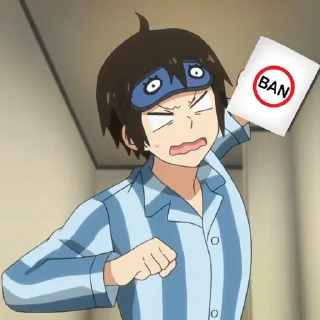 Telegram sticker 🤬 Аниме тяночки (@suishafter)