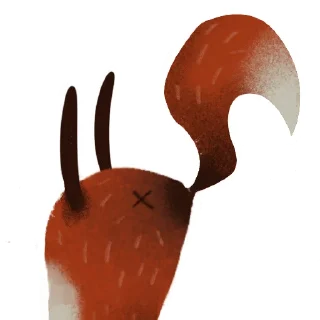 Telegram sticker 🦊 Лисичка Изольда | @rsvt_art
