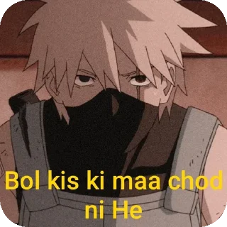 Telegram sticker 🎲 Kakashi