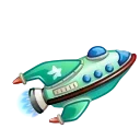 Video sticker 🚀 Stellar Rocket @po...