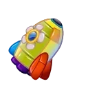 Video sticker 🚀 Stellar Rocket @po...